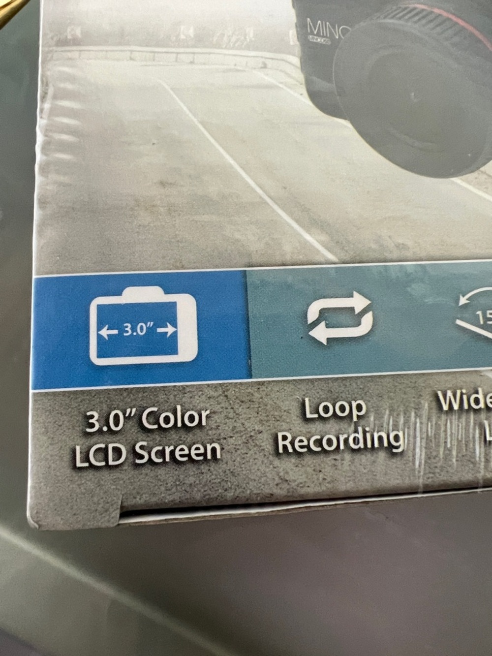 ⭐️NEW GOLD MNCD50 1080p Full HD Dash Cam 3.0" LCD Screen Wide Angle Lens Minolta - Picture 5 of 17